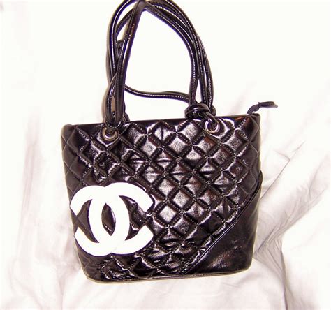 chanel black bag white c|Chanel handbags black and white.